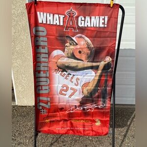 Vladimir Guerrero banner. 36” x 59 1/2”.